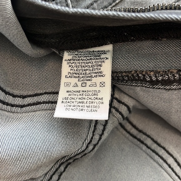 Free People High Waist Radar Love Black Wash Side Zipper Denim Shorts - Picture 8 of 8